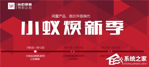 小蚁相机换新季：运动相机“以旧换新”