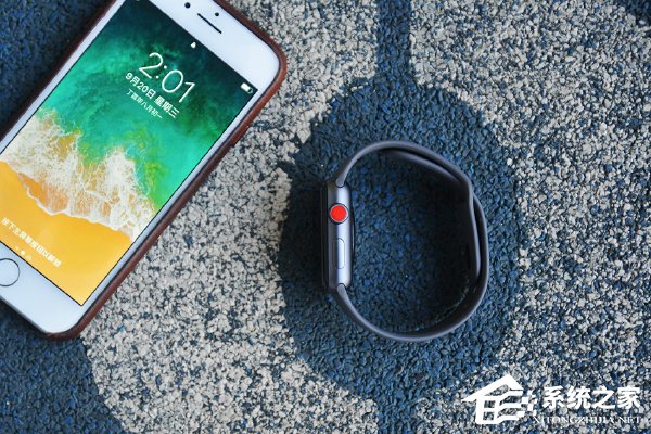 苹果Apple Watch Series 3开箱图赏：抢眼小红点