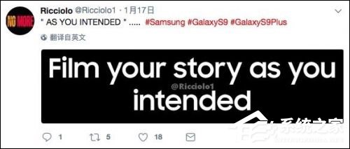 拍摄随你所愿！国外网友曝光三星Galaxy S9广告宣传语