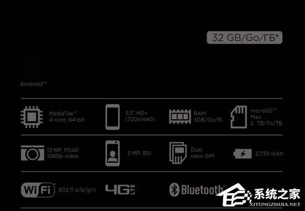 支持2TB存储拓展!HTC新机Desire 12包装盒遭曝光