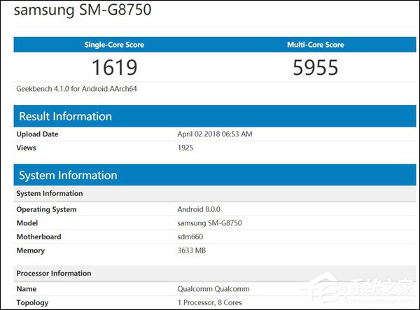 中国专供！三星Galaxy Dream Lite手机Geekbench跑分遭曝光