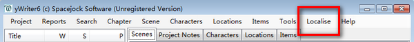 yWriter6 V6.5.1.0 英文完整安装版