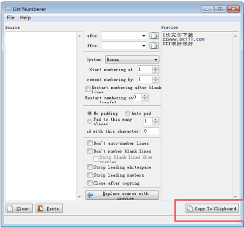 List Numberer(文本文件序号添加工具) V1.2 绿色版