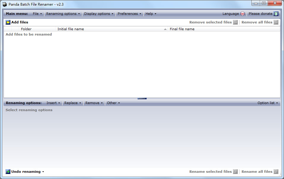 Panda Batch File Renamer(批量文件重命名工具) V2.3