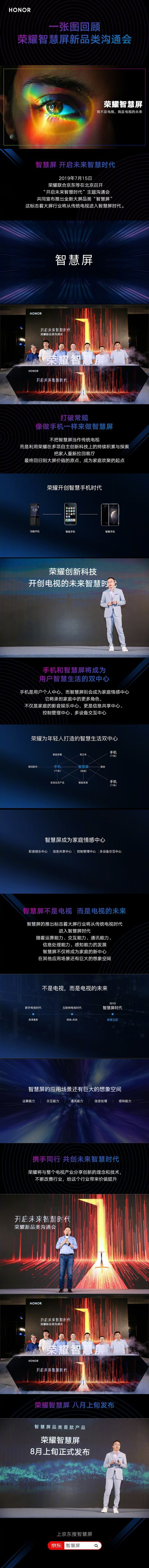 一图尽览荣耀“智慧屏”沟通会