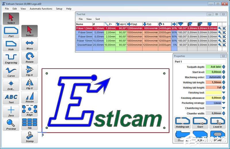 Estlcam(3D打印工具) V10.024