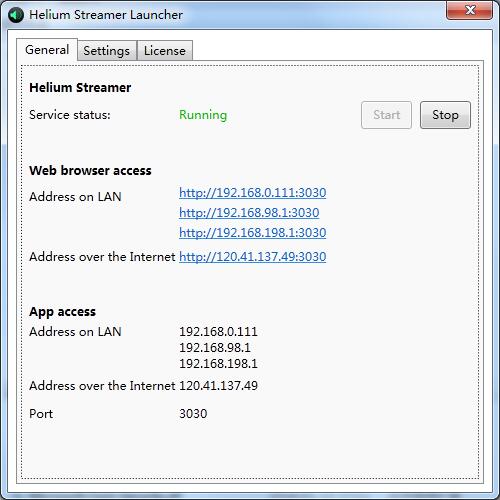 Helium Streamer