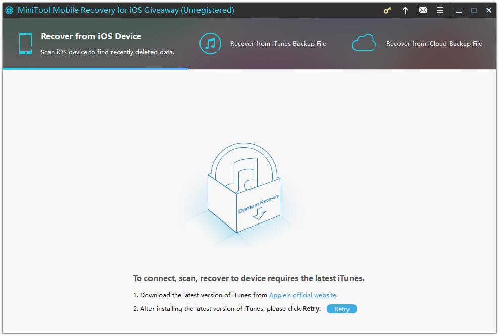 minitool mobile recovery for ios