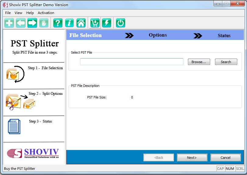 Shoviv PST Splitter