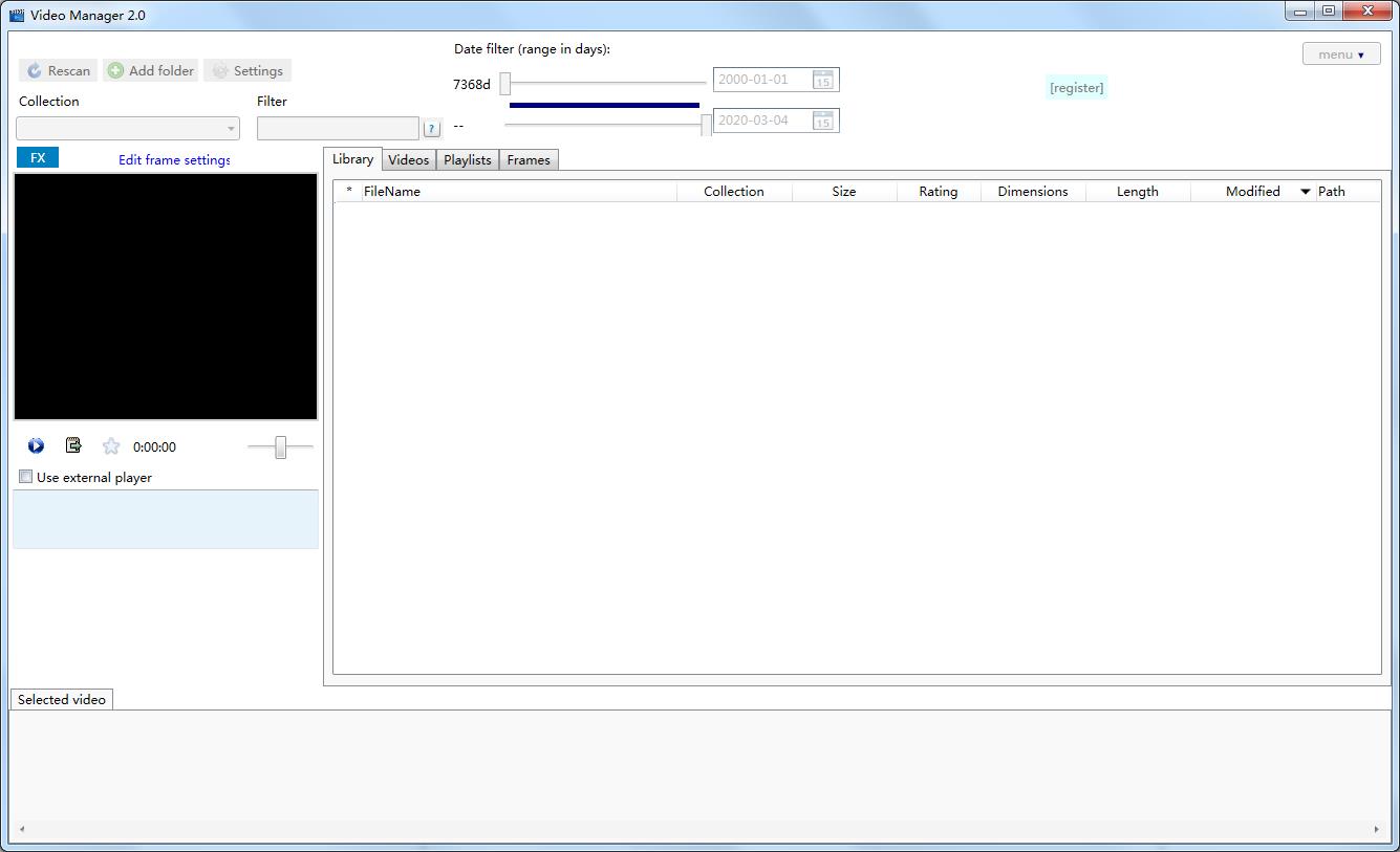 Saleen Video Manager