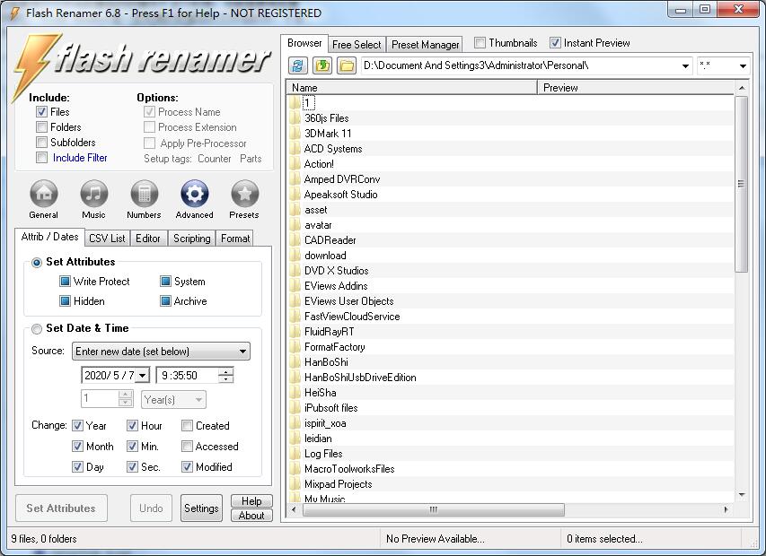 Flash Renamer
