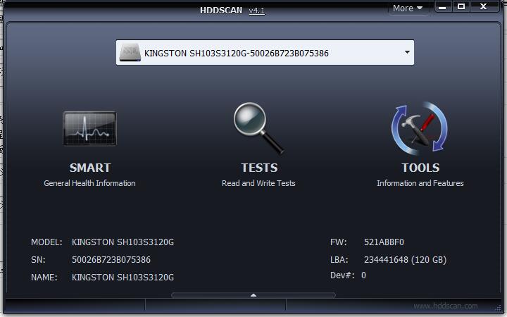 HDDScan