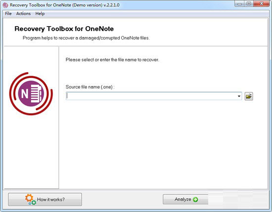 Recovery Toolbox for OneNote