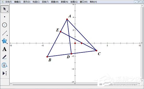 几何画板怎么度量直线方程?