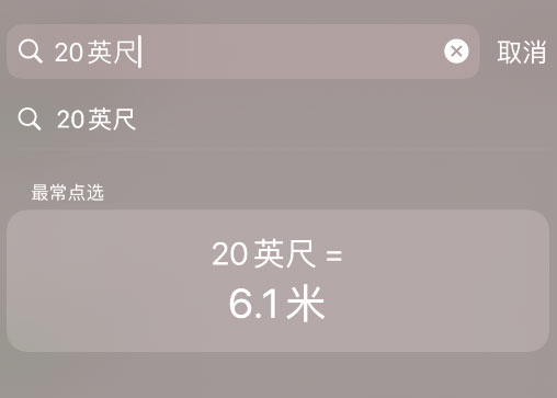 iOS 14搜索框功能进一步优化