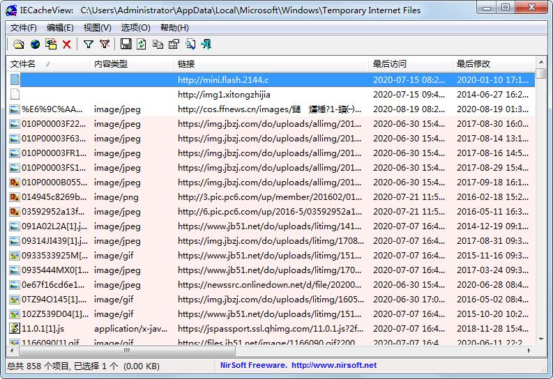 IECacheViewer