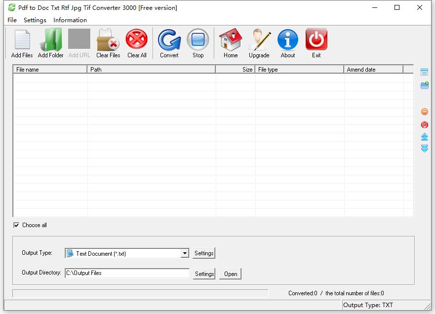 Pdf to Doc Txt Rtf Jpg Tif Converter
