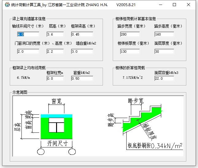 统计荷载计算工具