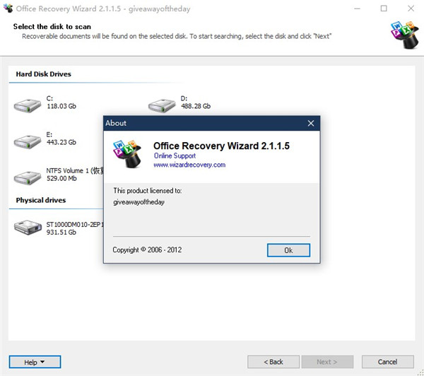 Office Recovery Wizard