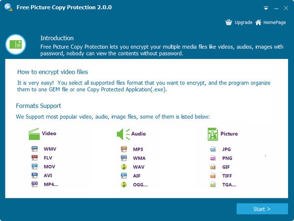 Free Picture Copy Protection