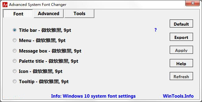 Advanced System Font Changer