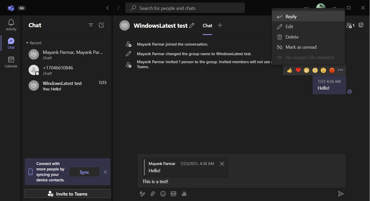 微软将改善Teams 2.0在Windows11中的消