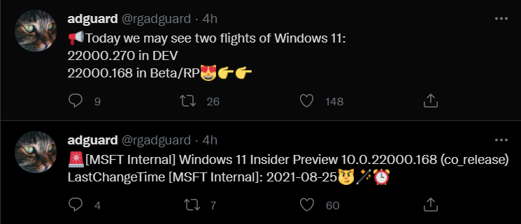 微软Win11 22000.168 Beta版发布！