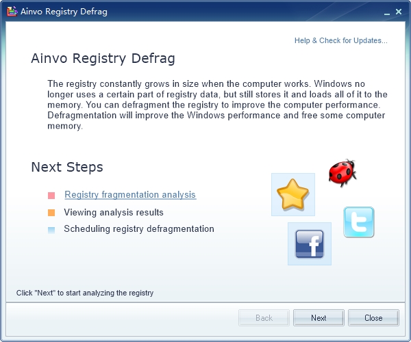 Ainvo Registry Defrag