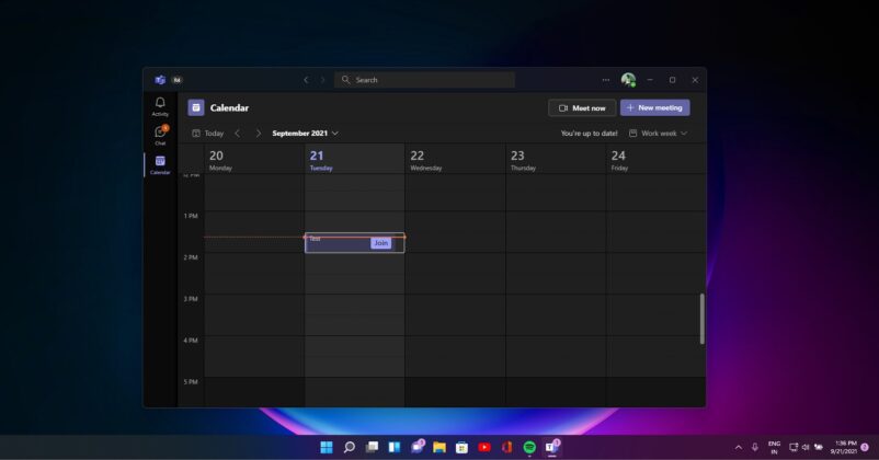 微软Teams 2.0即将获得Windows 11的Mic