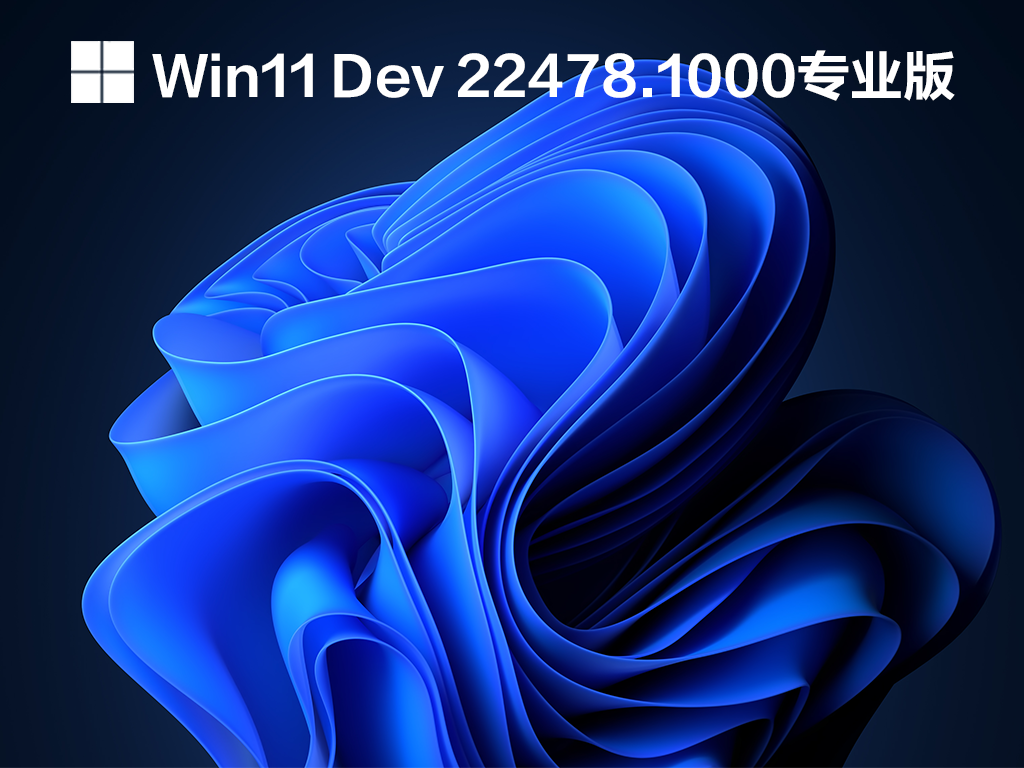 Win11 Dev 22478.1000专业版 V2021.10