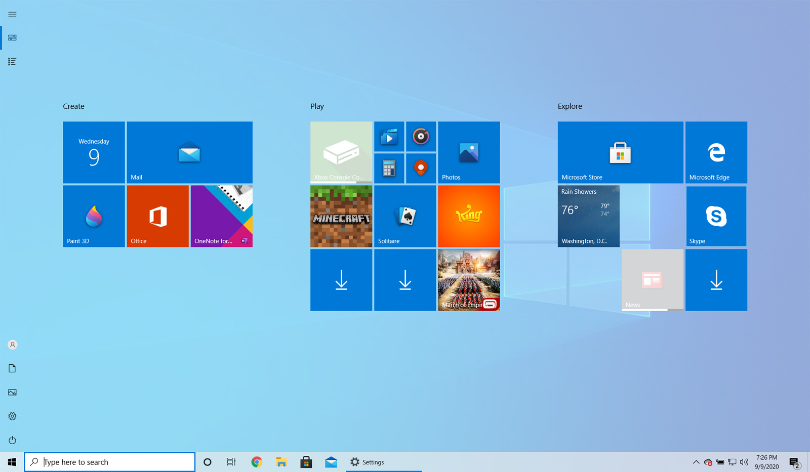 Win10开始菜单怎么设置全屏显示?