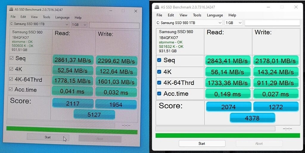 微软Win11显著降低了某些NVMe SSD的速