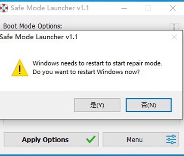 Safe Mode Launcher