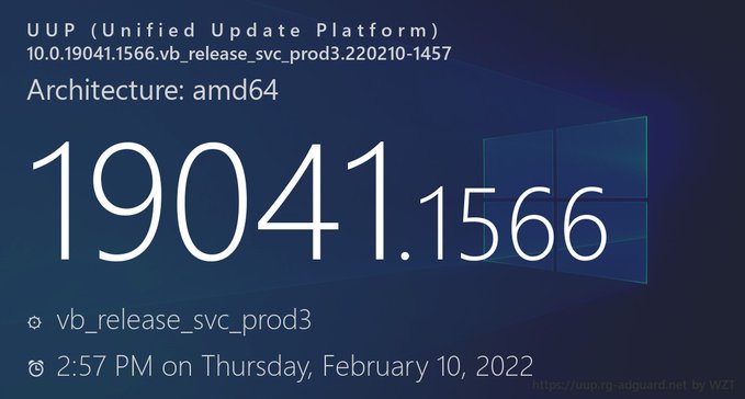 微软最新Win10 KB5010415(19044.1566)