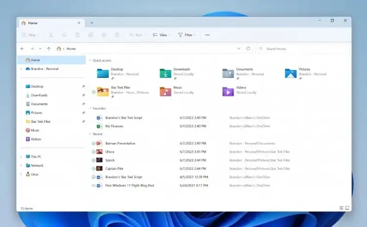 Windows 11 22H2文件管理器基本确认会