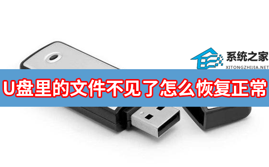 U盘里的文件不见了怎么恢复正常?