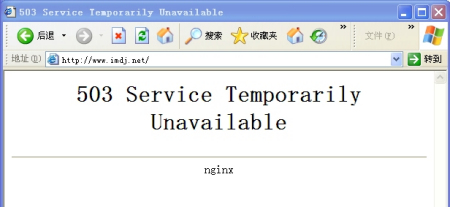 503service unbelievable怎么解决?