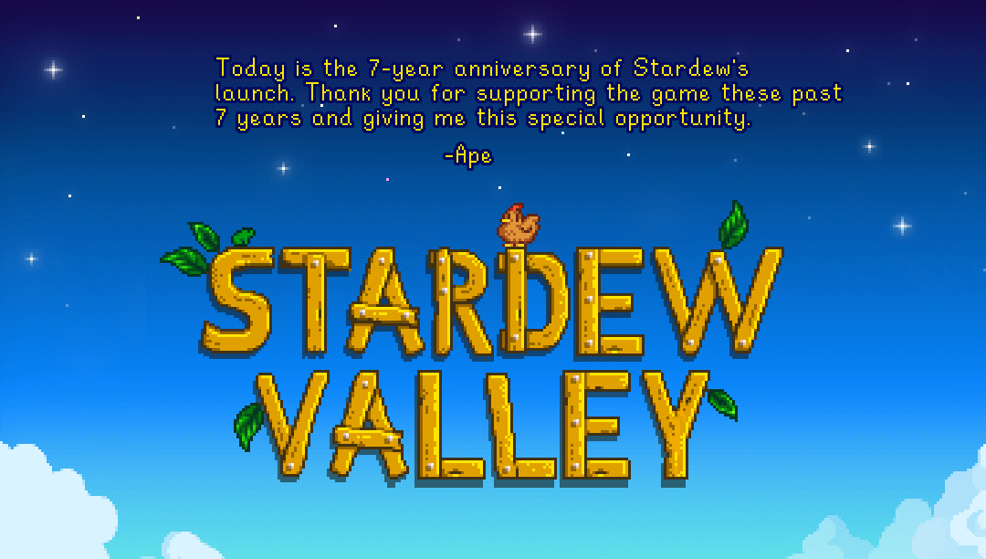 《星露谷物语》7 周年，Steam 24 元史低价促销！