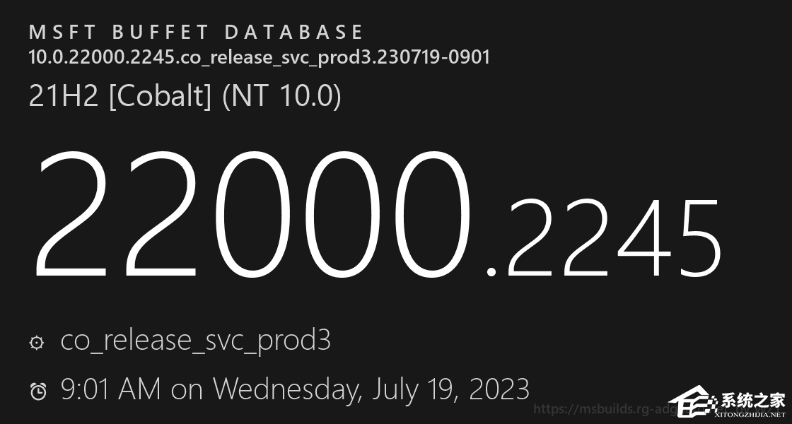 微软发布七月可选补丁 Win11 21H2 KB50
