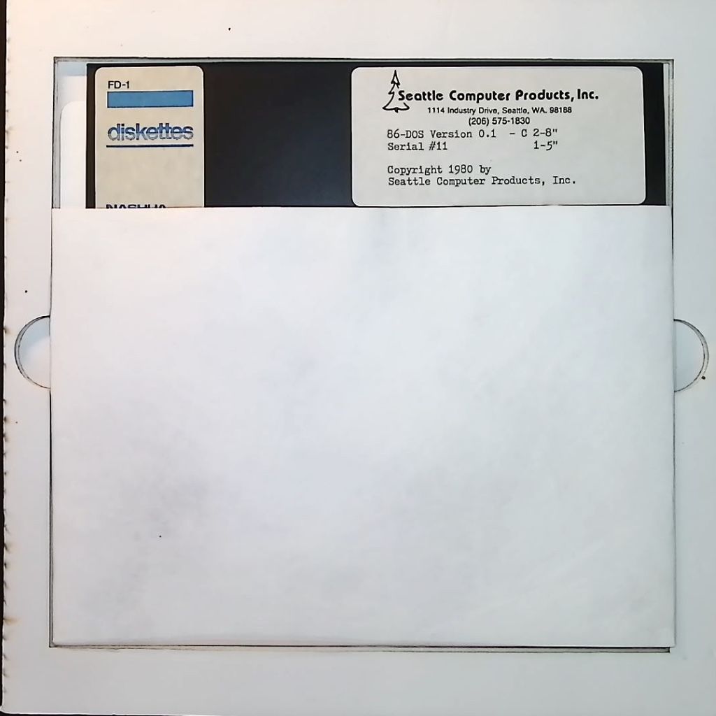 微软 Windows 的祖先 86-DOS 现身网络