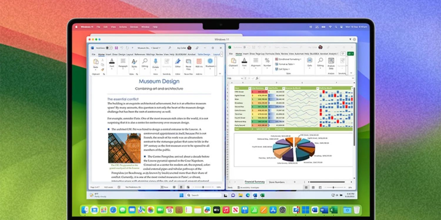 苹果 M3 Mac 上 Parallels 18/19 可运