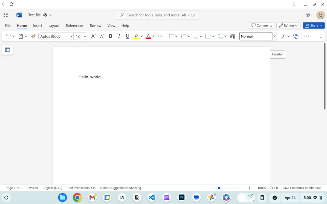 谷歌 ChromeOS 整合 Microsoft 365：可