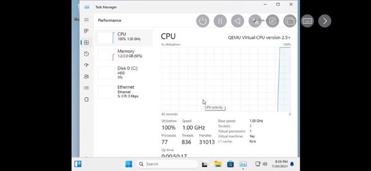 在苹果 iPhone 15 Pro 上跑 Win11，网