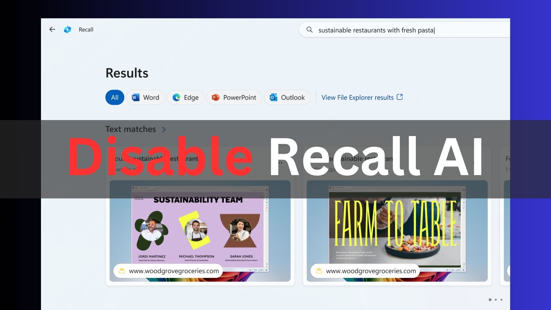 怎么禁用 Recall AI 回顾功能
