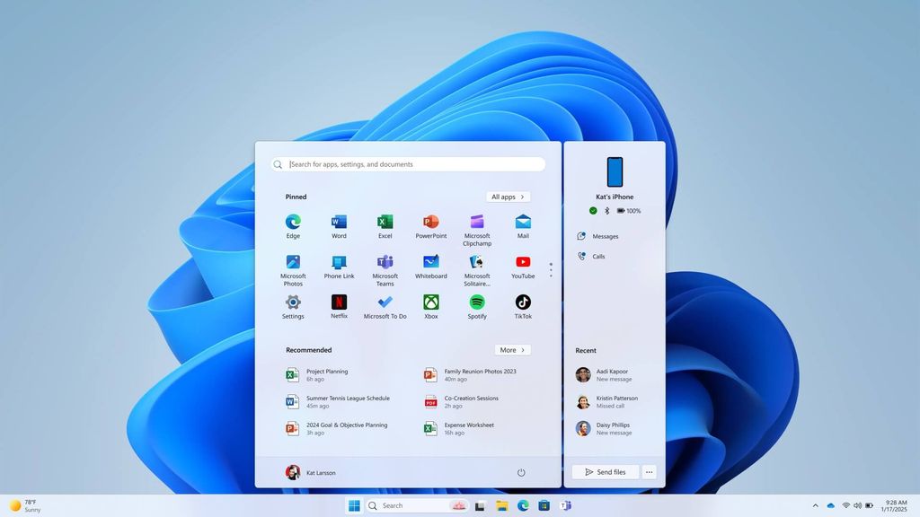初探微软 Win11 预览版新特性：开始菜