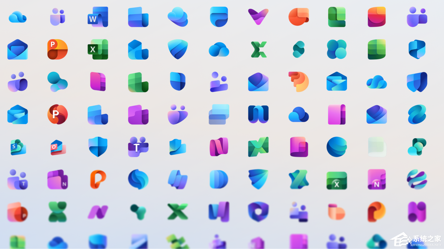 微软 Office 图标焕新，柔和渐变风适配