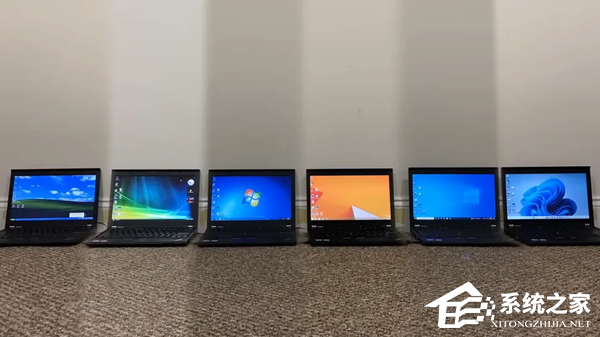 六代 Windows 系统非严谨对比测试!