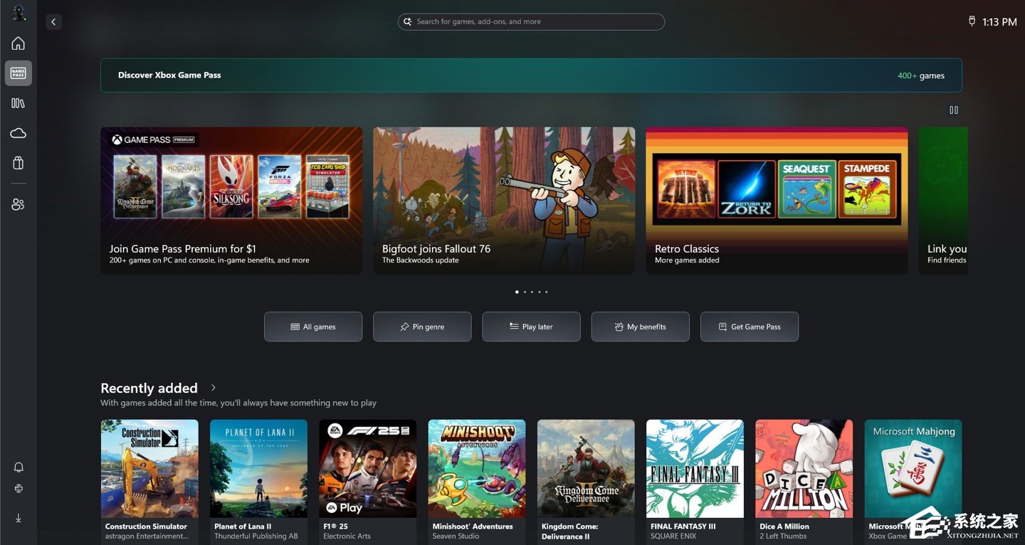 微软 Win11 Xbox 模式:可释放约 2GB