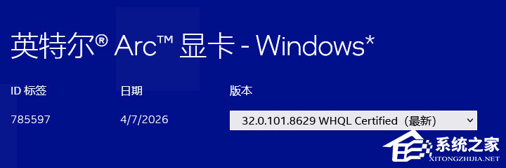 Intel 发布 32.0.101.8629 显卡驱动!