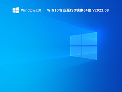 Win10专业版ISO镜像64位 V2022.08